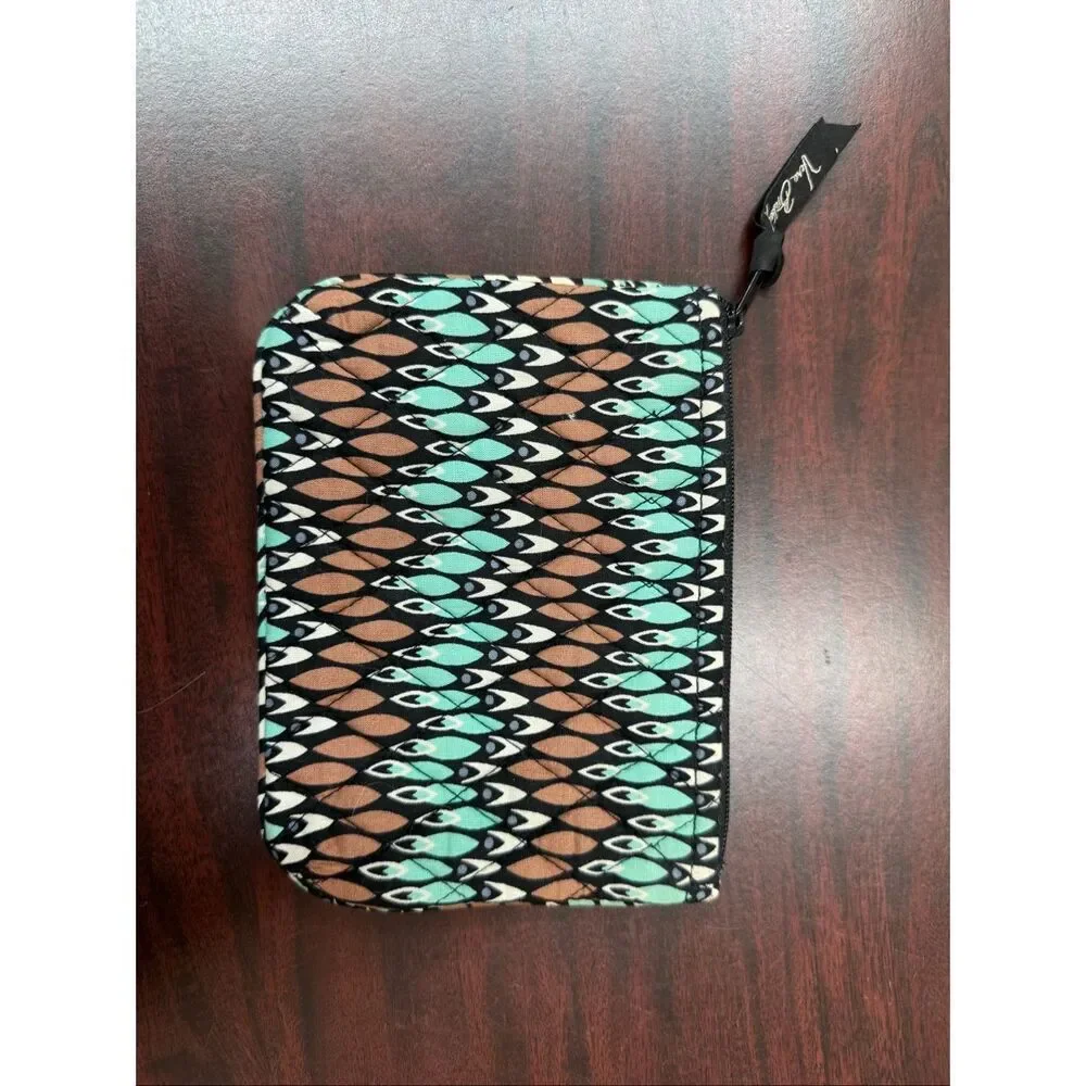 Vera Bradley Sierra Stream Retired Print Zipper Pouch - Picture 2 of 5